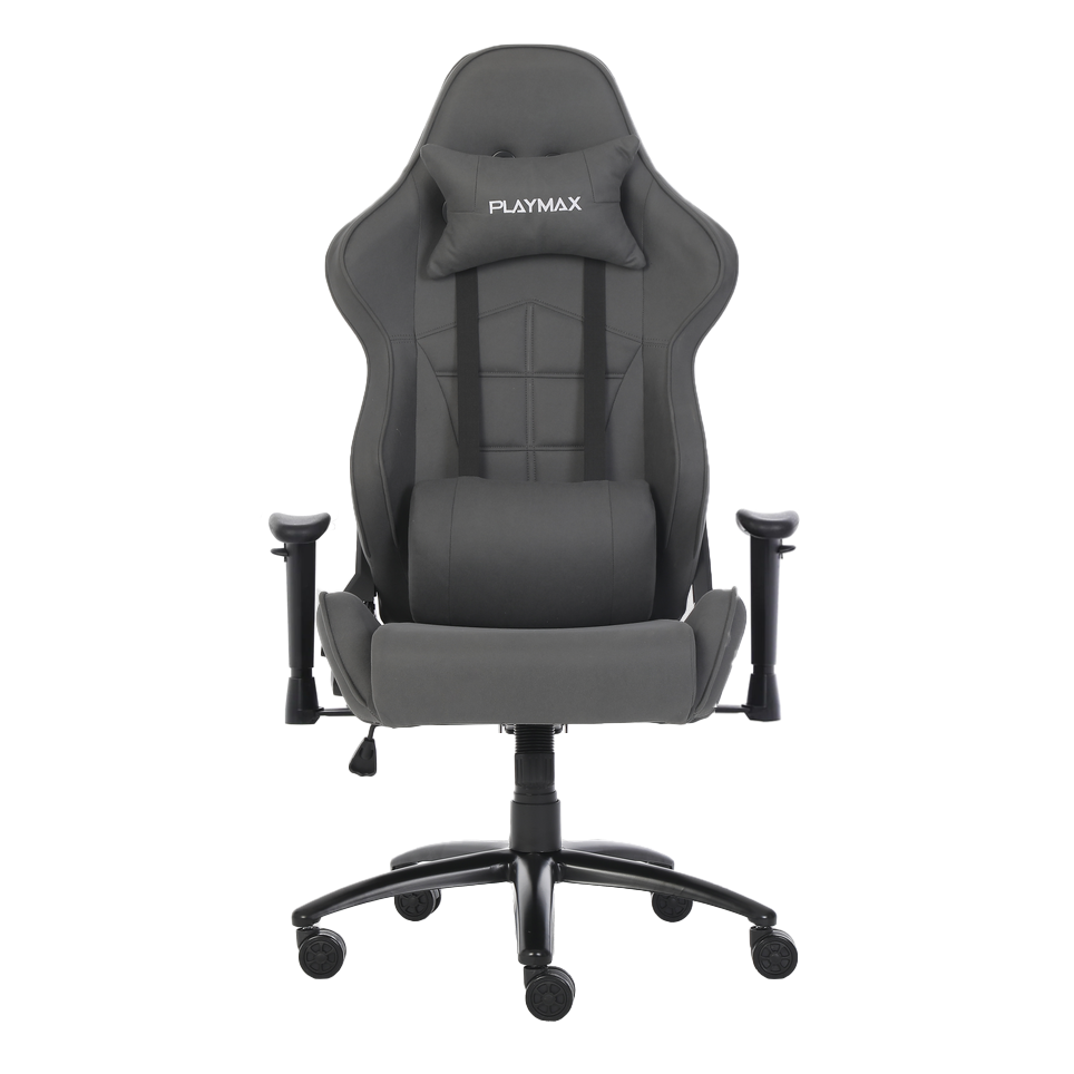 Playmax Studio Classic Ergonomic Gaming Chair Fabric Grey