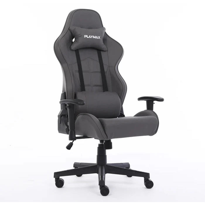 Playmax Studio Classic Ergonomic Gaming Chair Fabric Grey