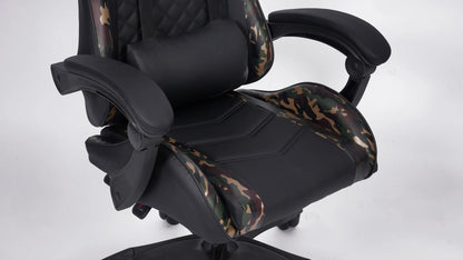 Playmax Studio Core Ergonomic Gaming Chair (Jungle Camo/Black)