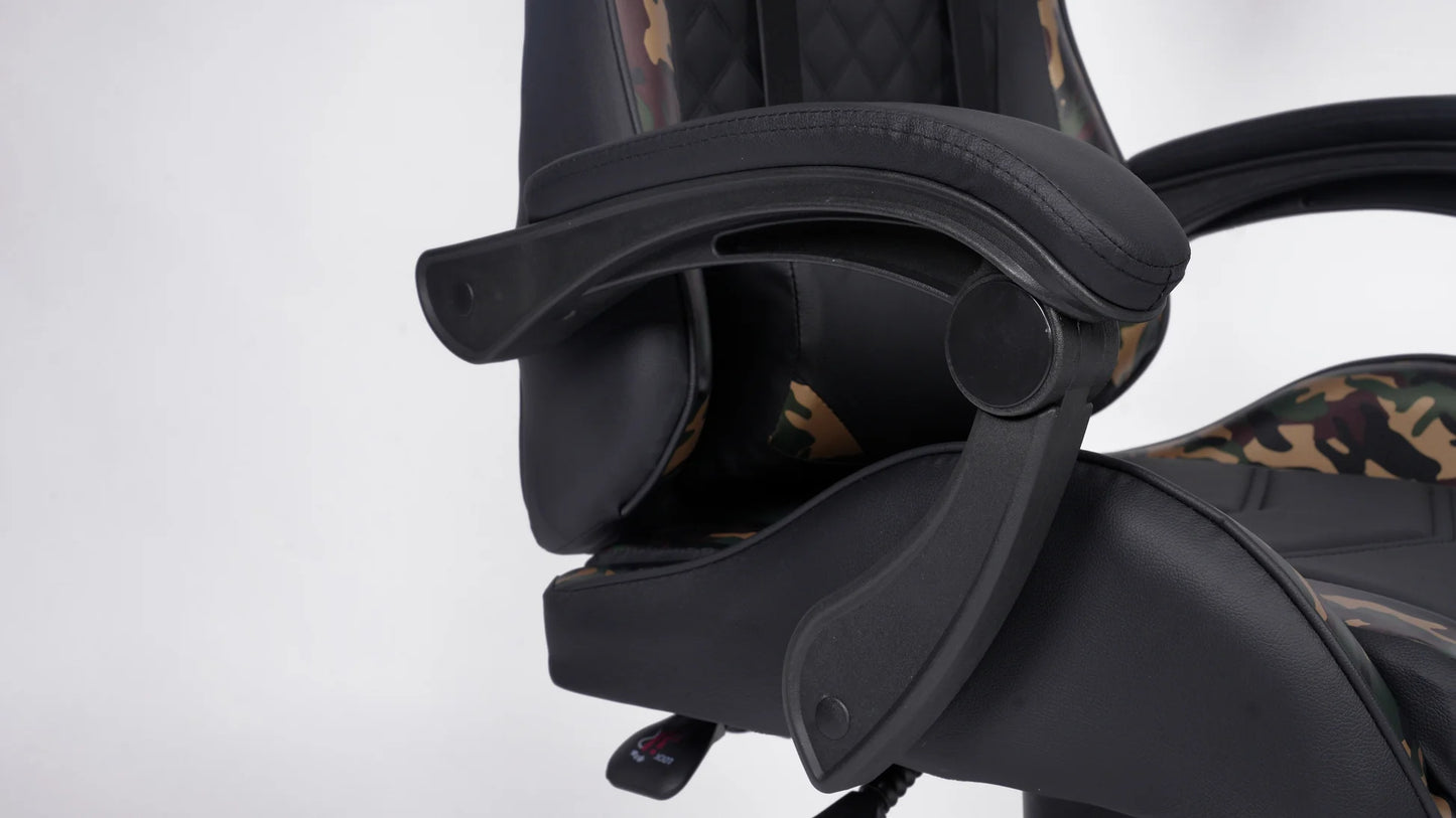 Playmax Studio Core Ergonomic Gaming Chair (Jungle Camo/Black)