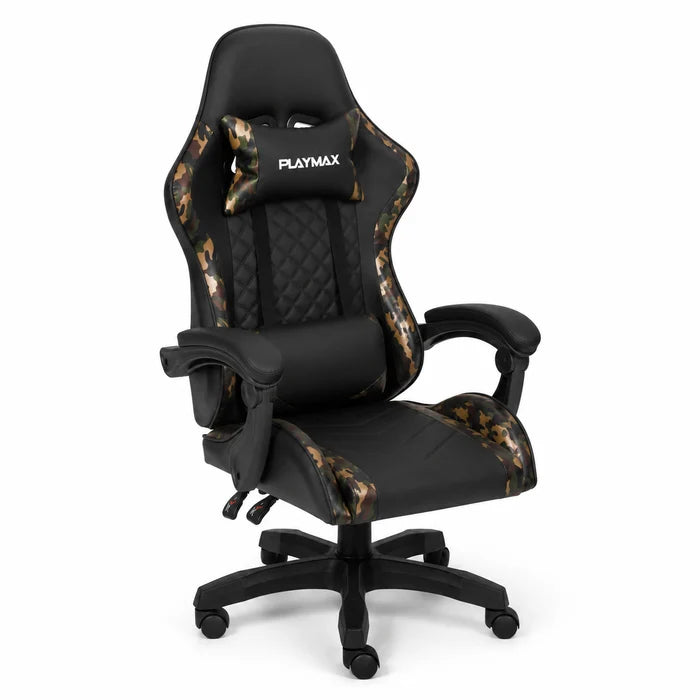 Playmax Studio Core Ergonomic Gaming Chair (Jungle Camo/Black)