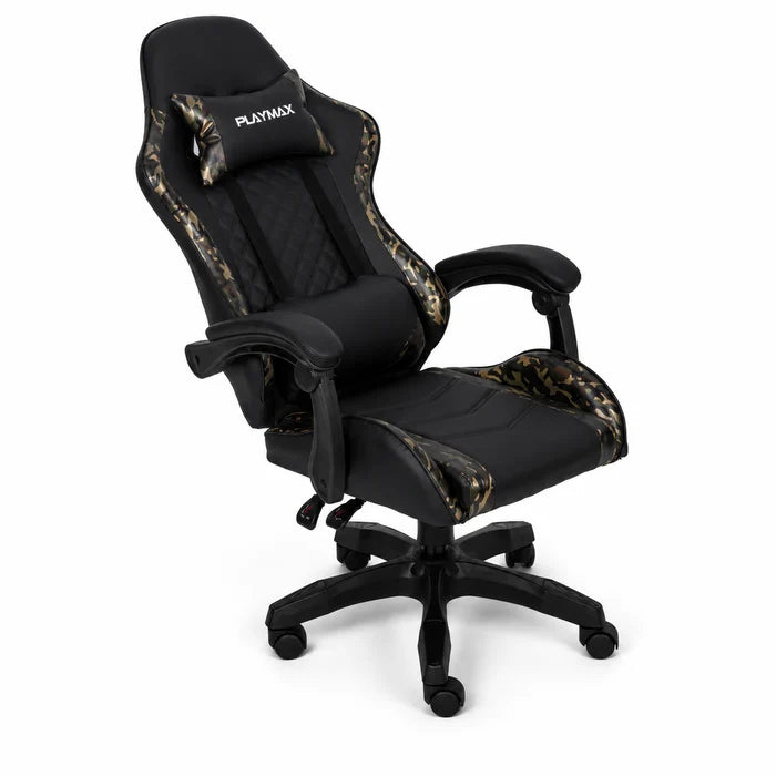 Playmax Studio Core Ergonomic Gaming Chair (Jungle Camo/Black)