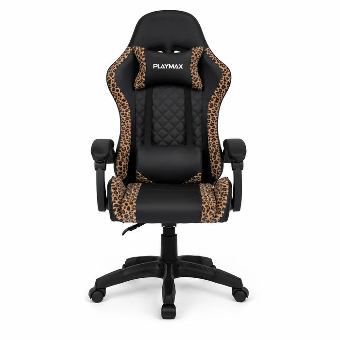 Playmax Studio Core Ergonomic Gaming Chair Leopard/Black