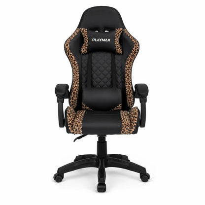 Playmax Studio Core Ergonomic Gaming Chair Leopard/Black