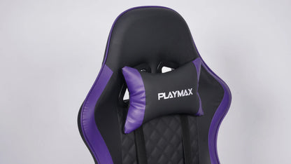 Playmax Studio Core Ergonomic Gaming Chair (Purple/Black)