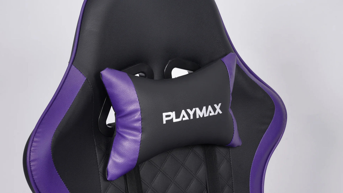 Playmax Studio Core Ergonomic Gaming Chair (Purple/Black)