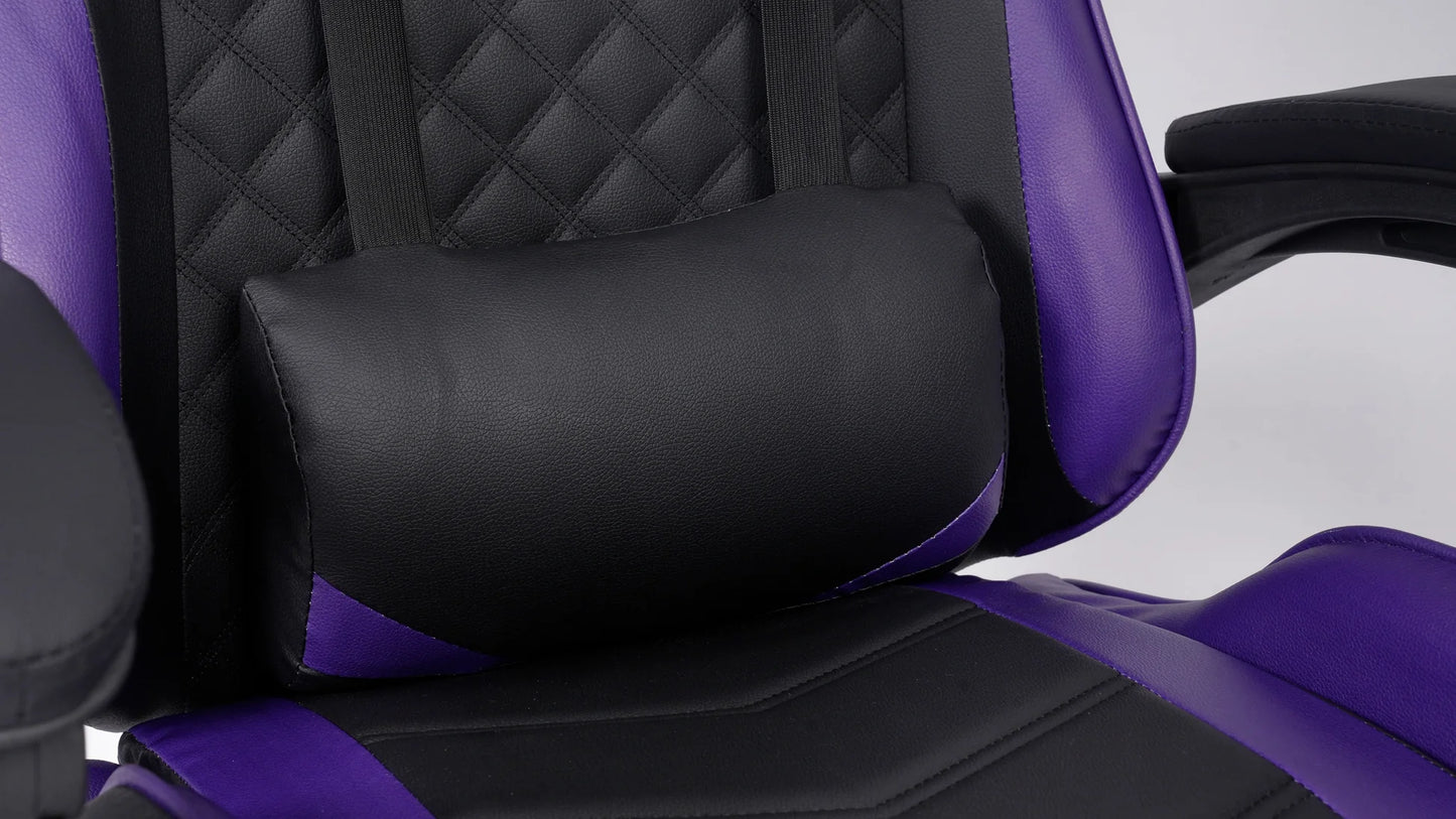 Playmax Studio Core Ergonomic Gaming Chair (Purple/Black)
