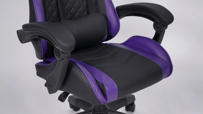 Playmax Studio Core Ergonomic Gaming Chair (Purple/Black)