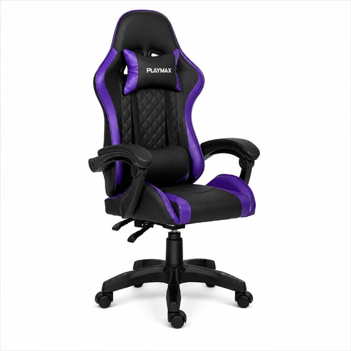 Playmax Studio Core Ergonomic Gaming Chair (Purple/Black)