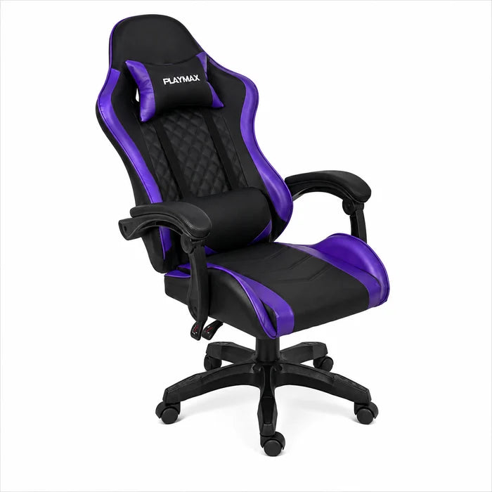 Playmax Studio Core Ergonomic Gaming Chair (Purple/Black)