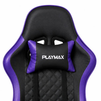 Playmax Studio Core Ergonomic Gaming Chair (Purple/Black)