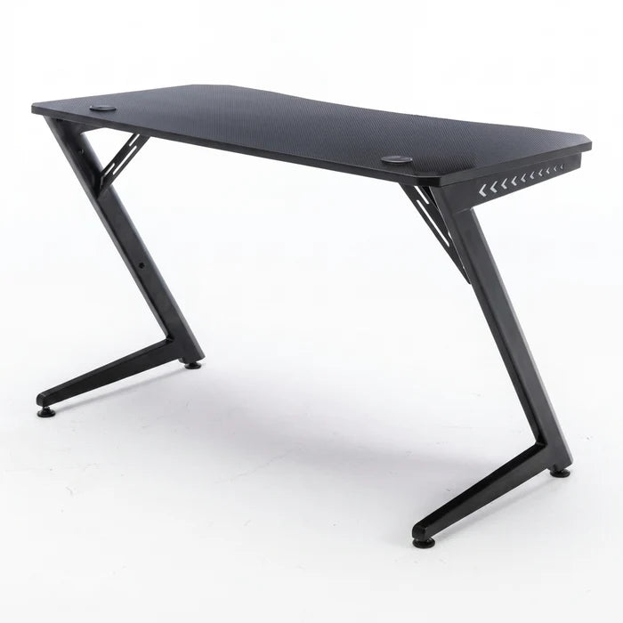 Playmax Studio Cyber Gaming Desk RGB with Built-In Cable Management Black