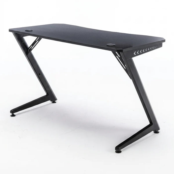 Playmax Studio Cyber Gaming Desk RGB with Built-In Cable Management Black