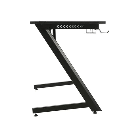 Playmax Studio Cyber Gaming Desk RGB with Built-In Cable Management (Black)