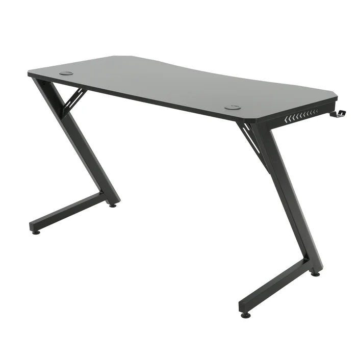 Playmax Studio Cyber Gaming Desk RGB with Built-In Cable Management (Black)