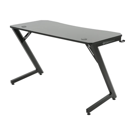 Playmax Studio Cyber Gaming Desk RGB with Built-In Cable Management (Black)