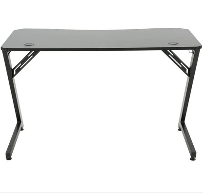 Playmax Studio Cyber Gaming Desk RGB with Built-In Cable Management (Black)