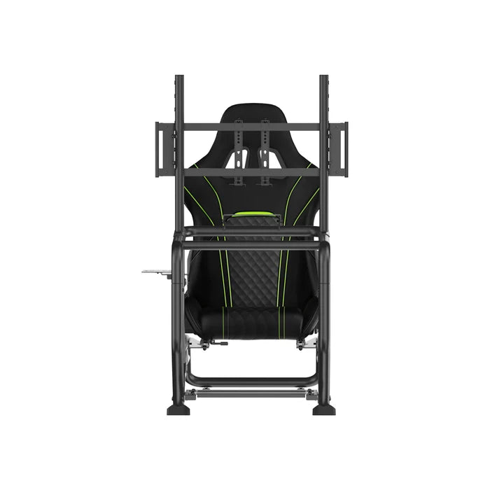 Playmax Velocity Racing Cockpit Simulator Seat Gaming Sim Chair with Monitor Mount Black