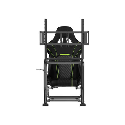 Playmax Velocity Racing Cockpit Simulator Seat Gaming Sim Chair with Monitor Mount Black