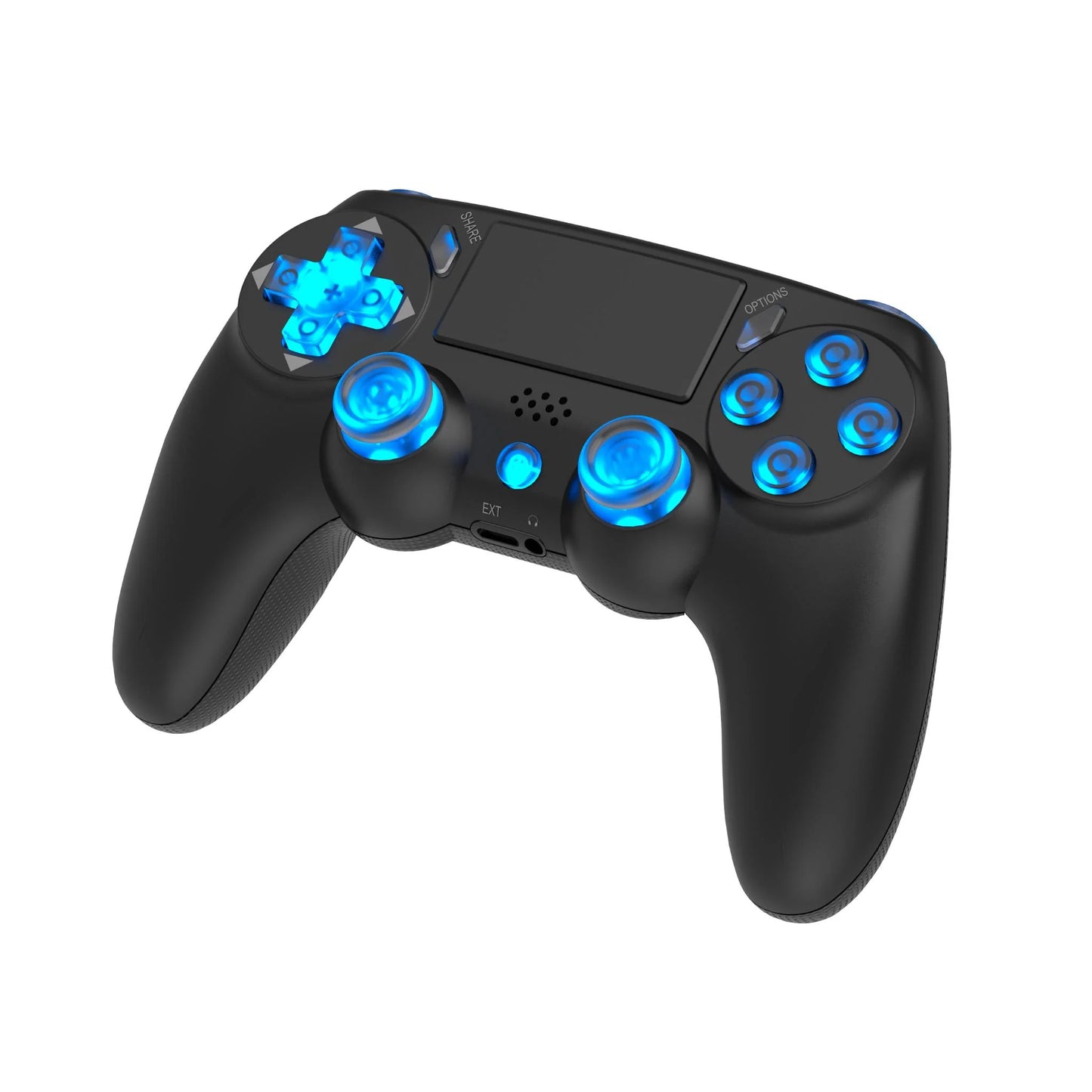 Playmax Wireless RGB Controller V2 for Playstation 4 PS4 & PC Black