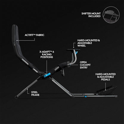 Playseat Challenge X Logitech G Edition Racing Simulator Cockpit Gaming Chair Seat