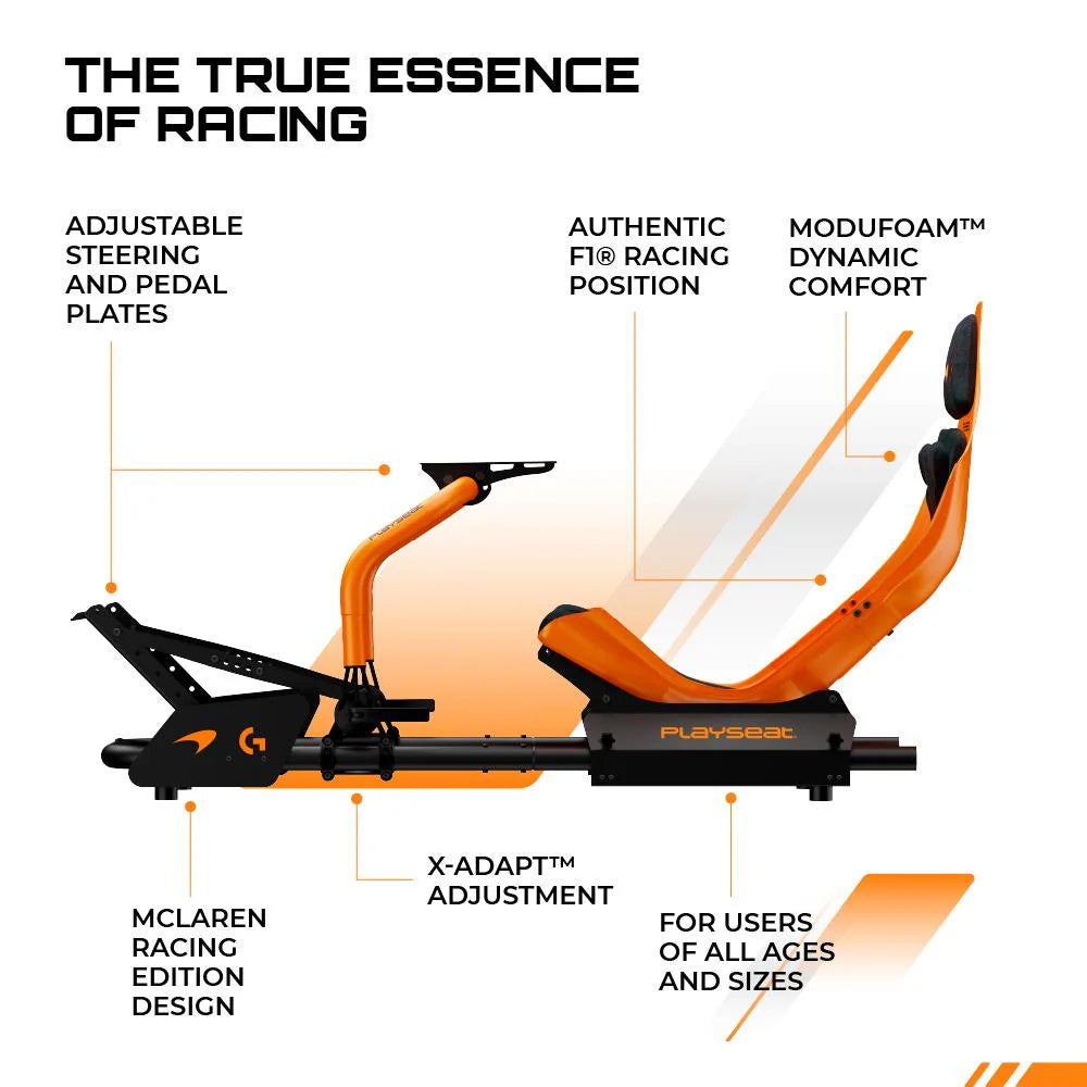 Playseat Formula Instinct McLaren Racing Edition Simulator Sim Cockpit Gaming Chair Seat