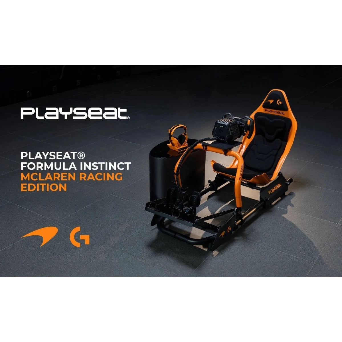 Playseat Formula Instinct McLaren Racing Edition Simulator Sim Cockpit Gaming Chair Seat