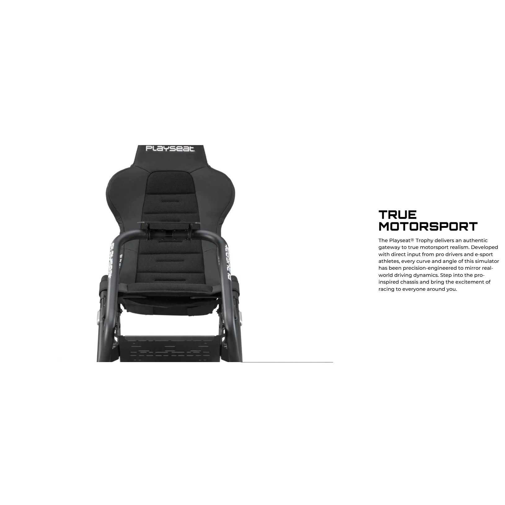 Playseat Trophy Racing Simulator Sim Cockpit Gaming Chair Seat Black
