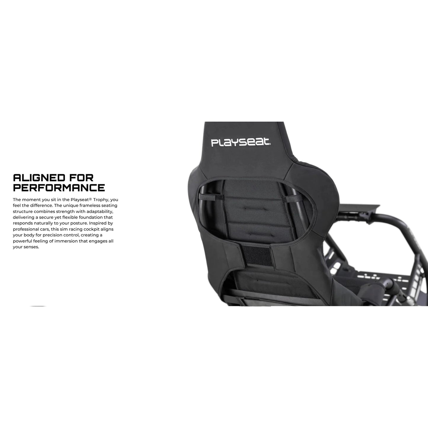 Playseat Trophy Racing Simulator Sim Cockpit Gaming Chair Seat Black