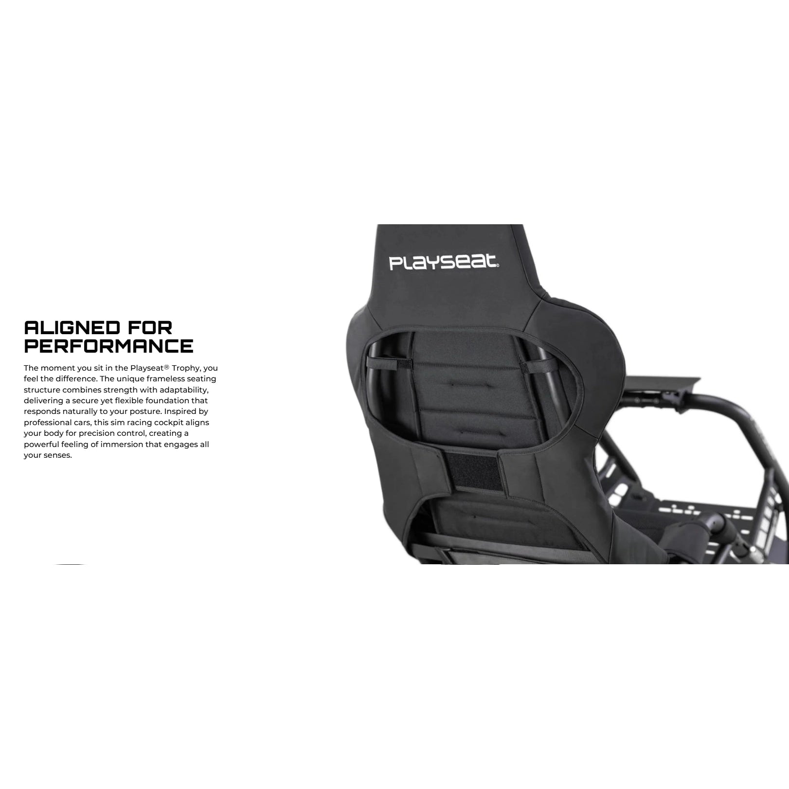 Playseat Trophy Racing Simulator Sim Cockpit Gaming Chair Seat Black