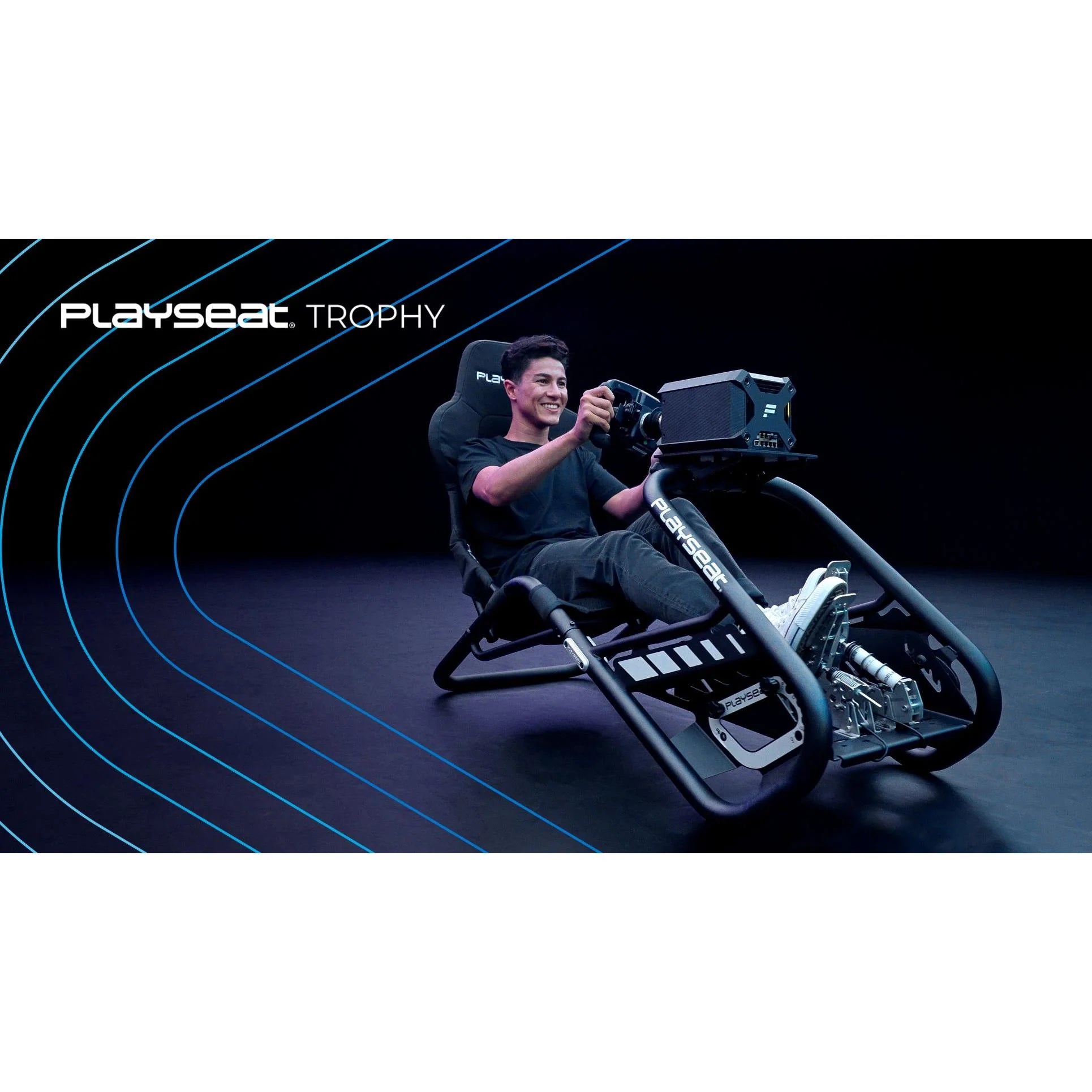 Playseat Trophy Racing Simulator Sim Cockpit Gaming Chair Seat Black