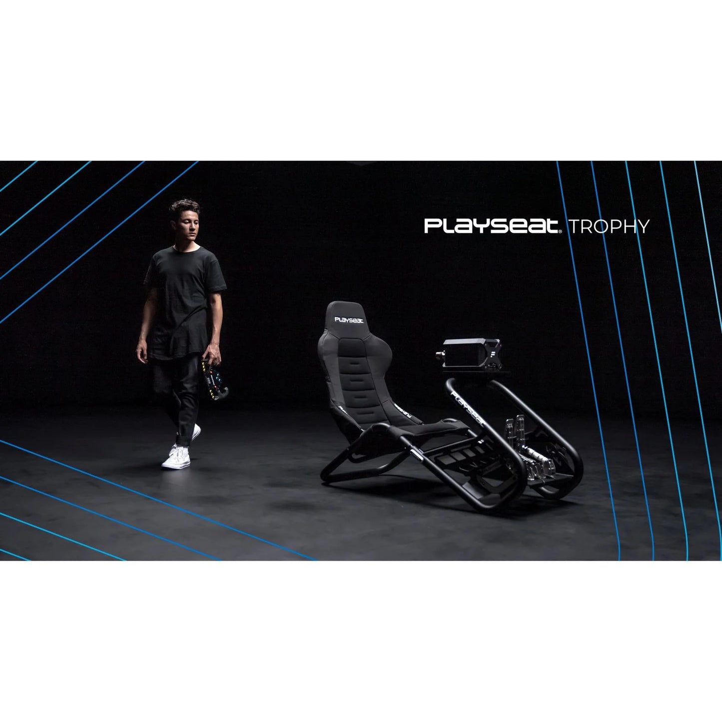 Playseat Trophy Racing Simulator Sim Cockpit Gaming Chair Seat Black