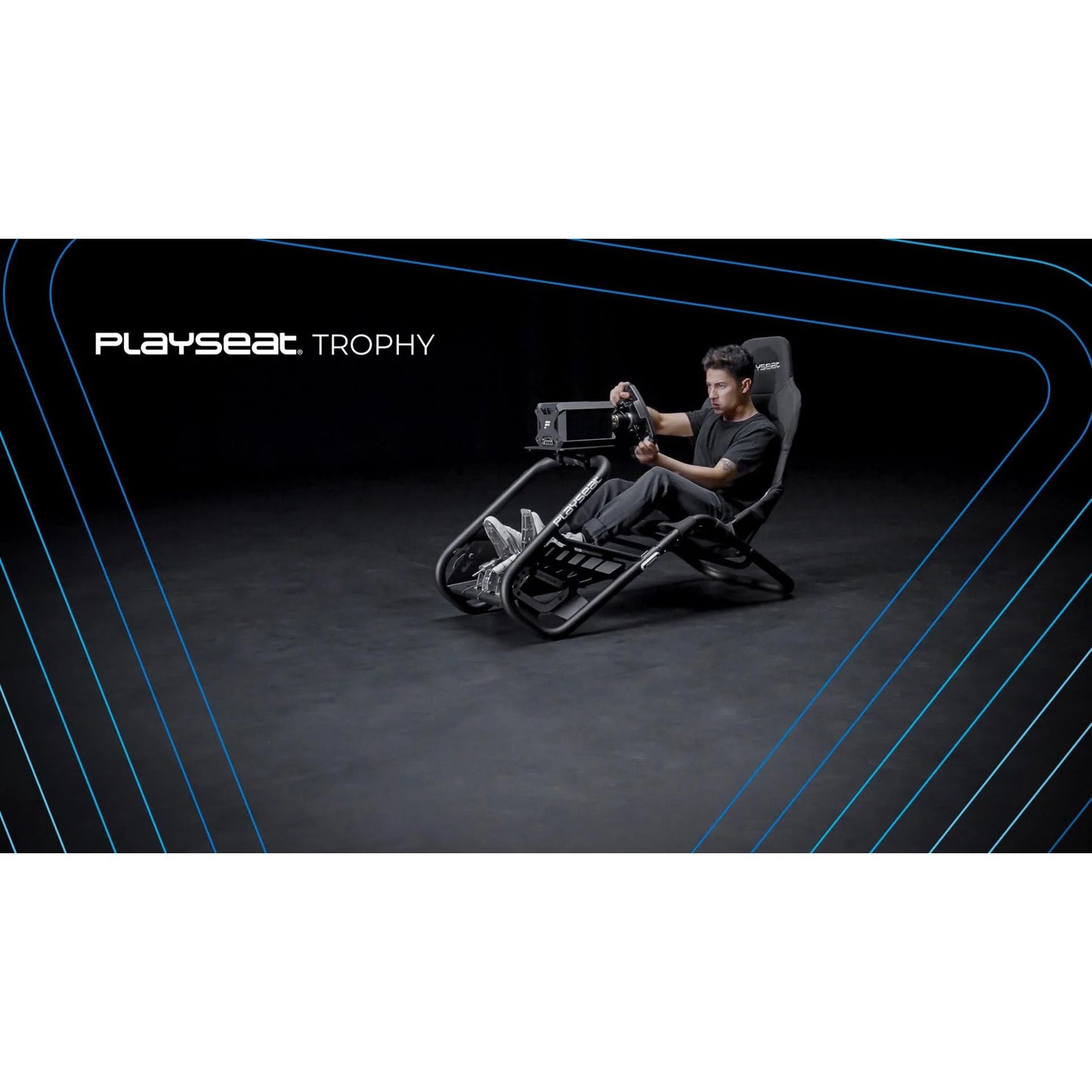 Playseat Trophy Racing Simulator Sim Cockpit Gaming Chair Seat Black