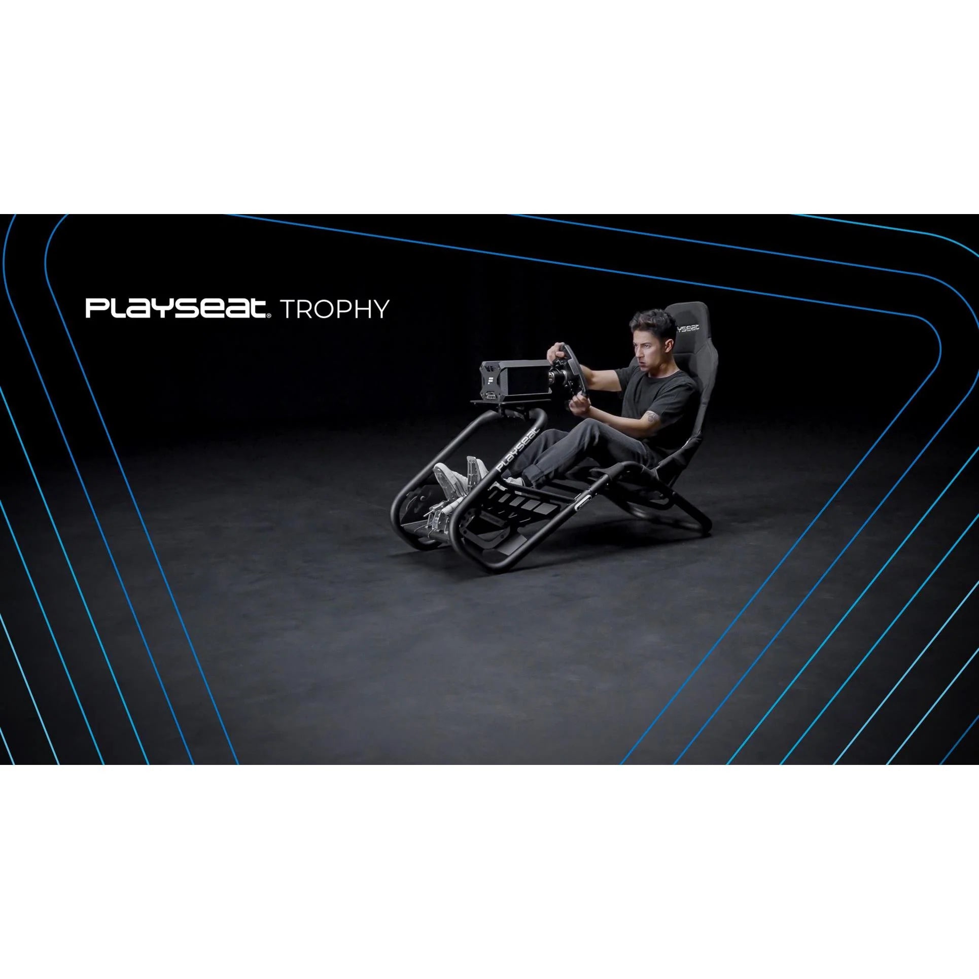 Playseat Trophy Racing Simulator Sim Cockpit Gaming Chair Seat Black