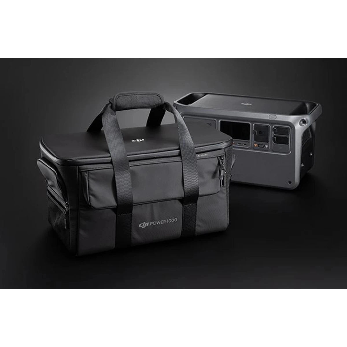 Protective Storage Bag for DJI Power 1000 V1 & V2 Portable Power Station (Black)