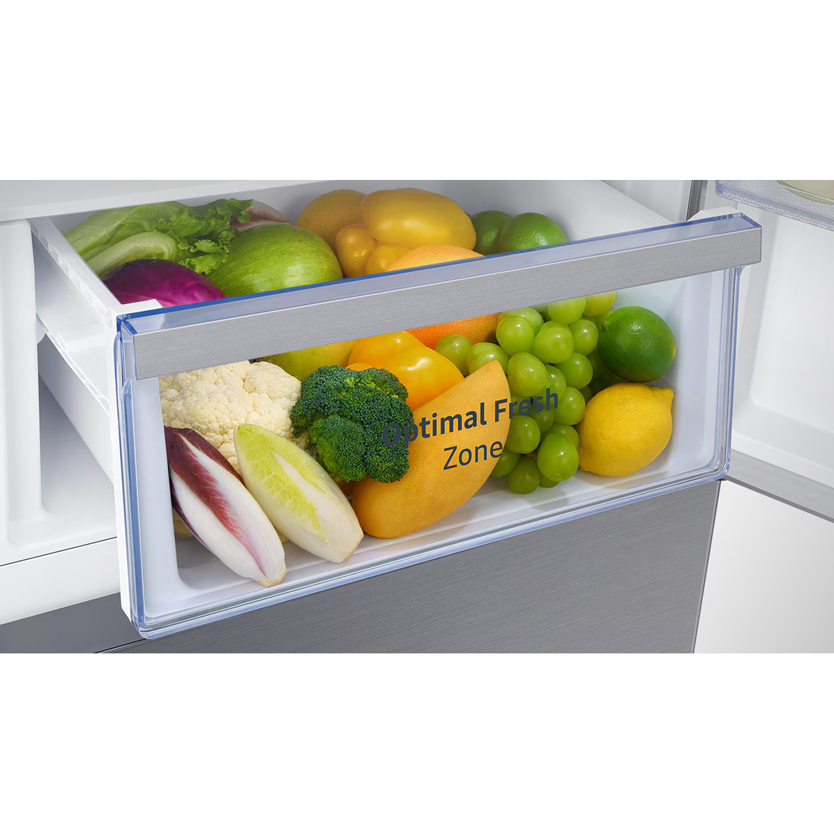 Samsung Refrigerator 310L RB4000N (SRL335NLS) BMF - Bottom Mount Fridge - Elegant Inox (Silver)