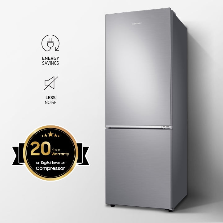 Samsung Refrigerator 310L RB4000N (SRL336NW) BMF - Bottom Mount Fridge (Snow White)