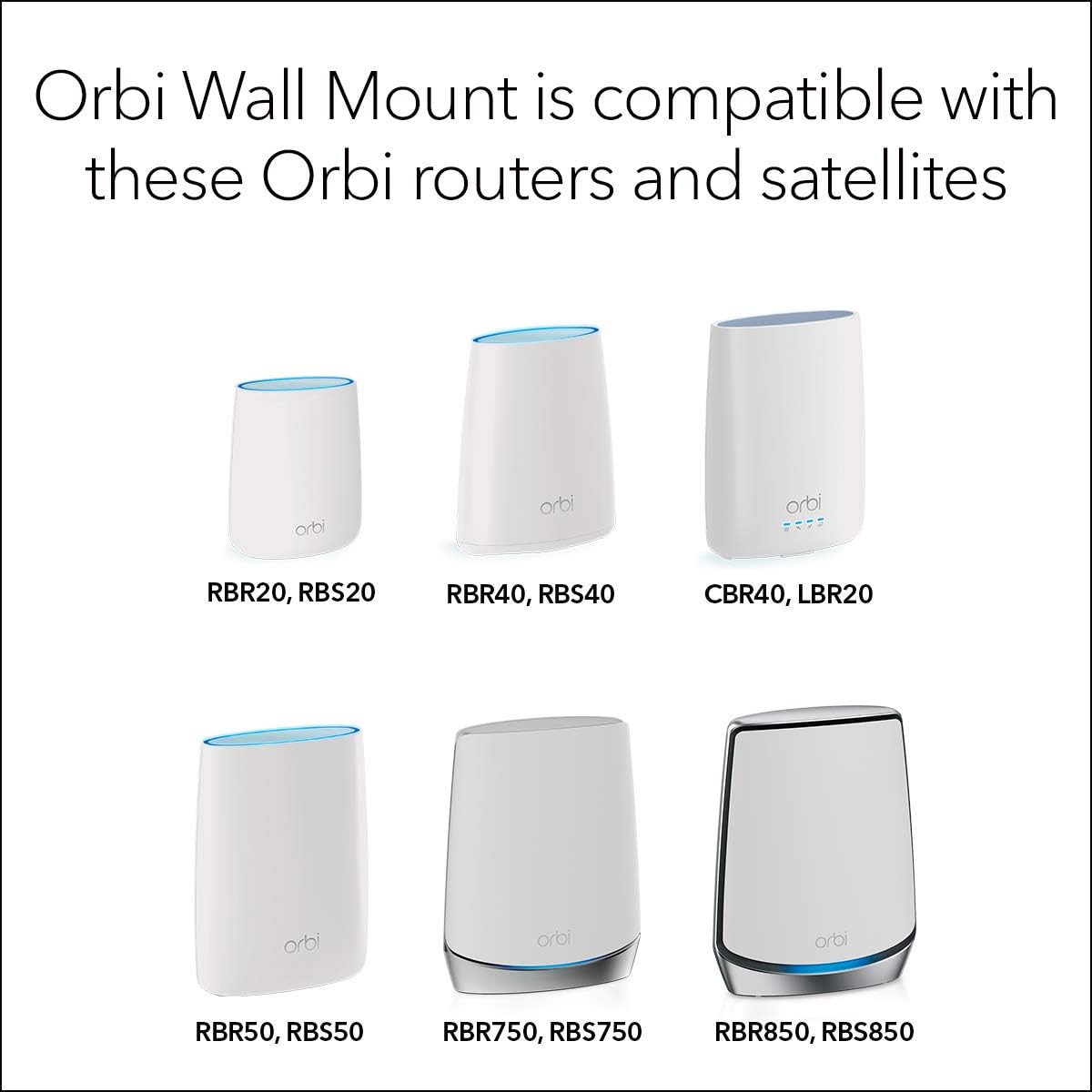Netgear RBKWM-10000S Orbi Wall Mount Kit for Orbi WiFi 6 6E Systems