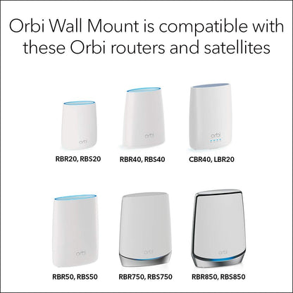 Netgear RBKWM-10000S Orbi Wall Mount Kit for Orbi WiFi 6 6E Systems