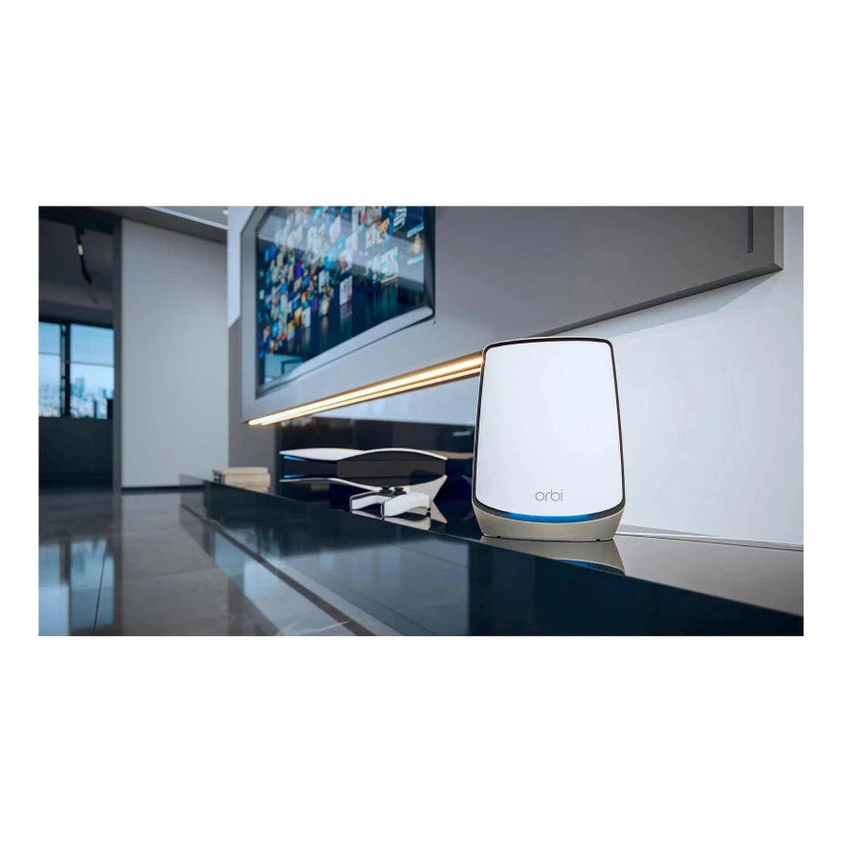 Netgear Orbi AX6000 RBR860S Tri-Band Mesh WIFI 6 System Router (White)