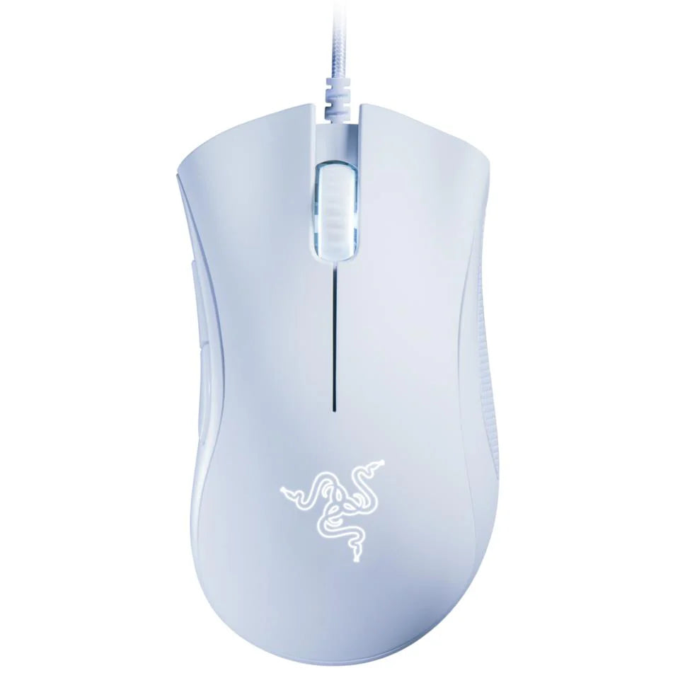 Razer Deathadder Essential White Edition - Ergonomic Wired Gaming Mouse