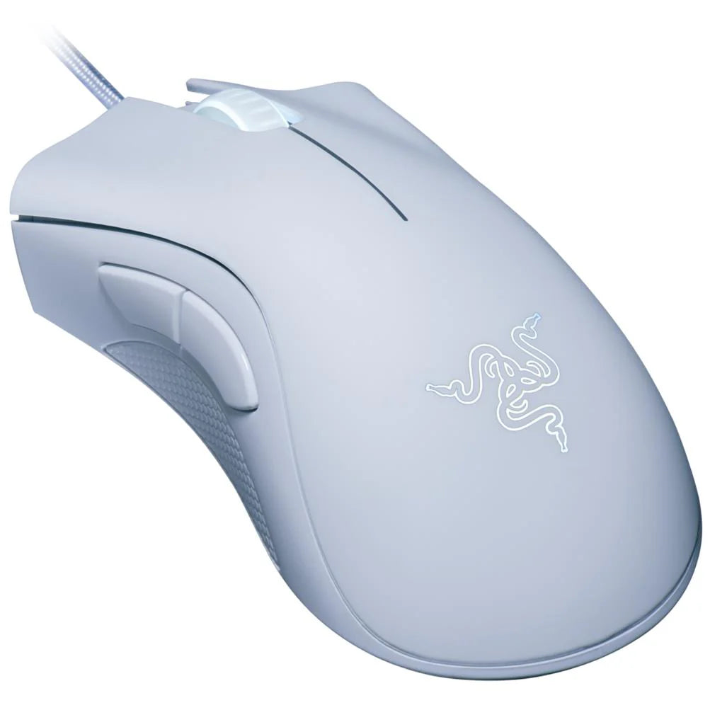 Razer Deathadder Essential White Edition - Ergonomic Wired Gaming Mouse