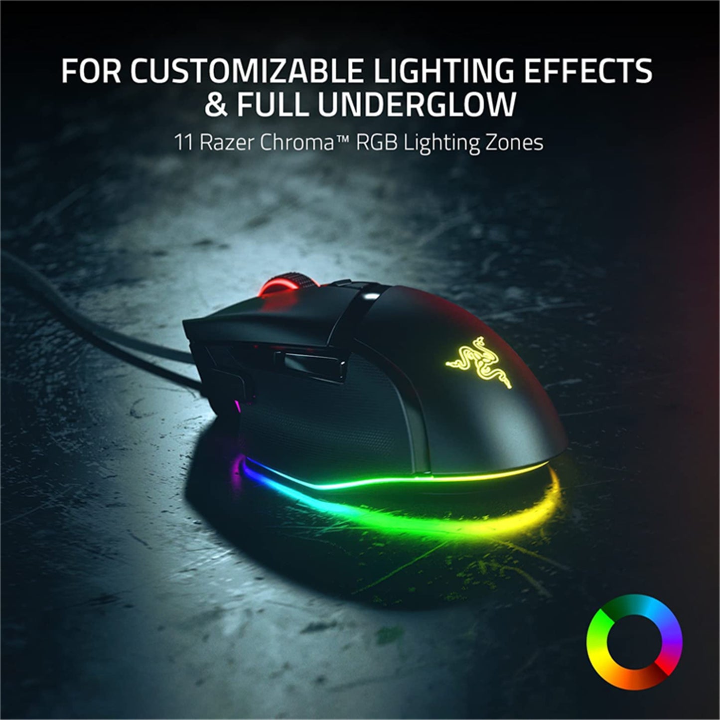Razer Basilisk V3 - Ergonomic Wired RGB Gaming Mouse