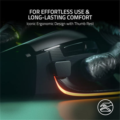 Razer Basilisk V3 - Ergonomic Wired RGB Gaming Mouse