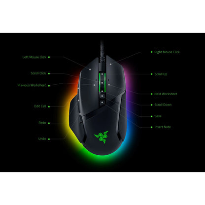 Razer Basilisk V3 - Ergonomic Wired RGB Gaming Mouse