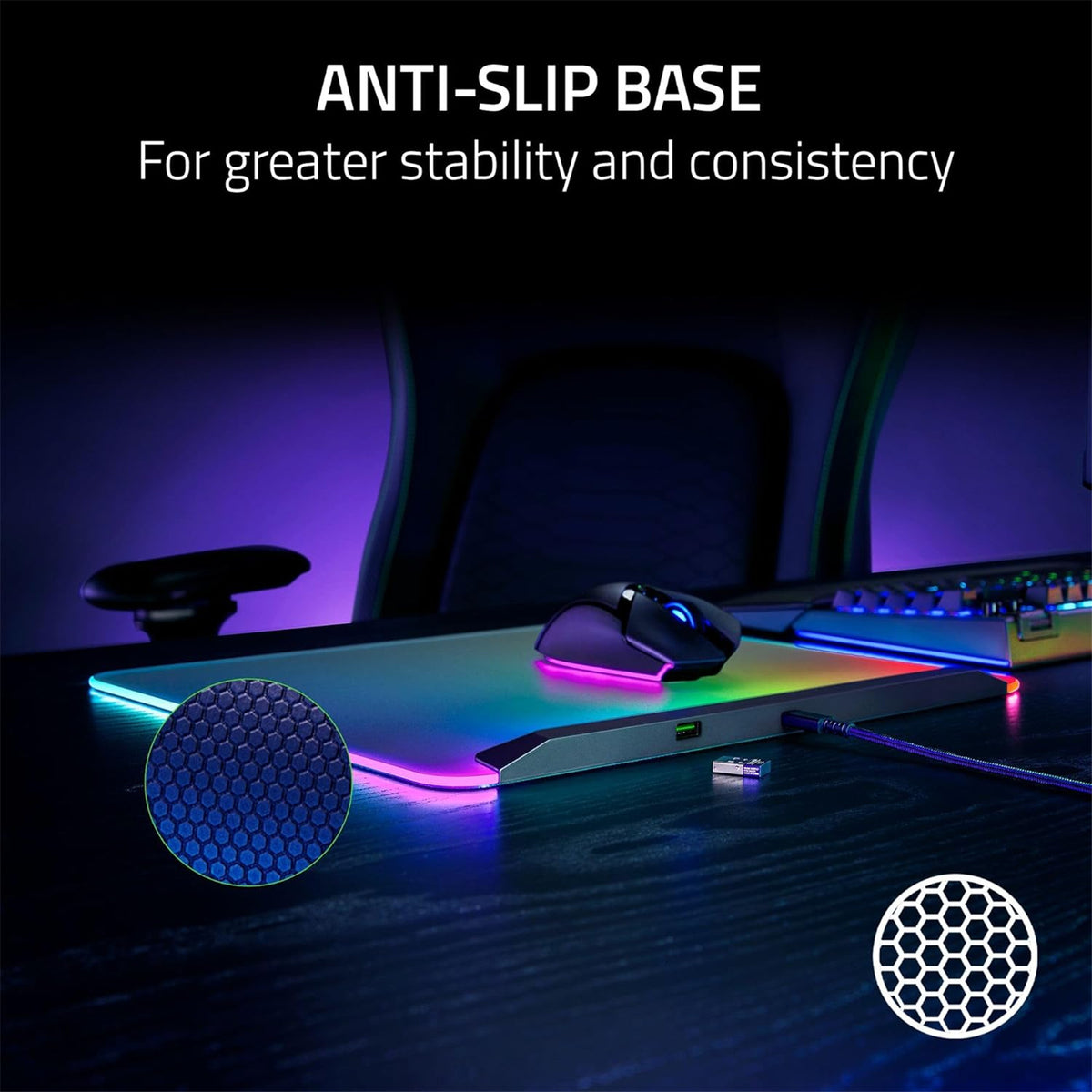 Razer Firefly V2 Pro - Multi-Zone Chroma Gaming Mouse Mat