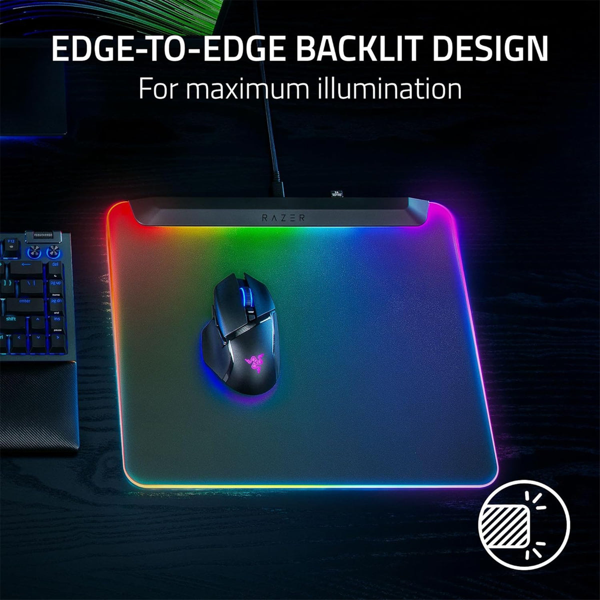 Razer Firefly V2 Pro - Multi-Zone Chroma Gaming Mouse Mat