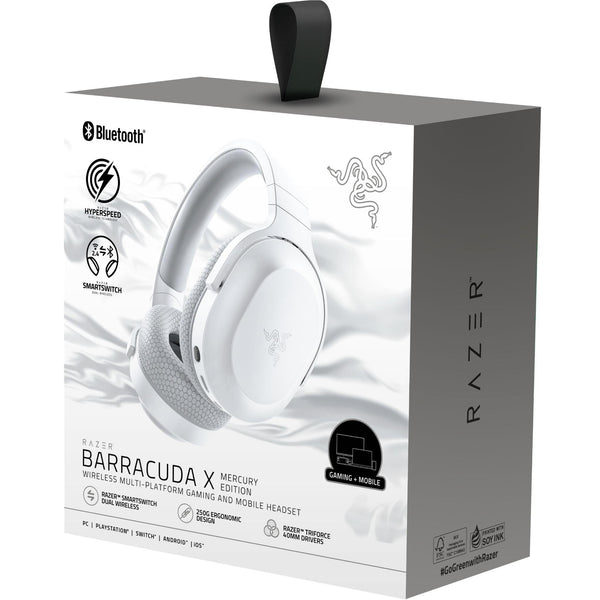 Razer Barracuda X - Wireless Multi-Platform Gaming & Mobile Headset Mercury White