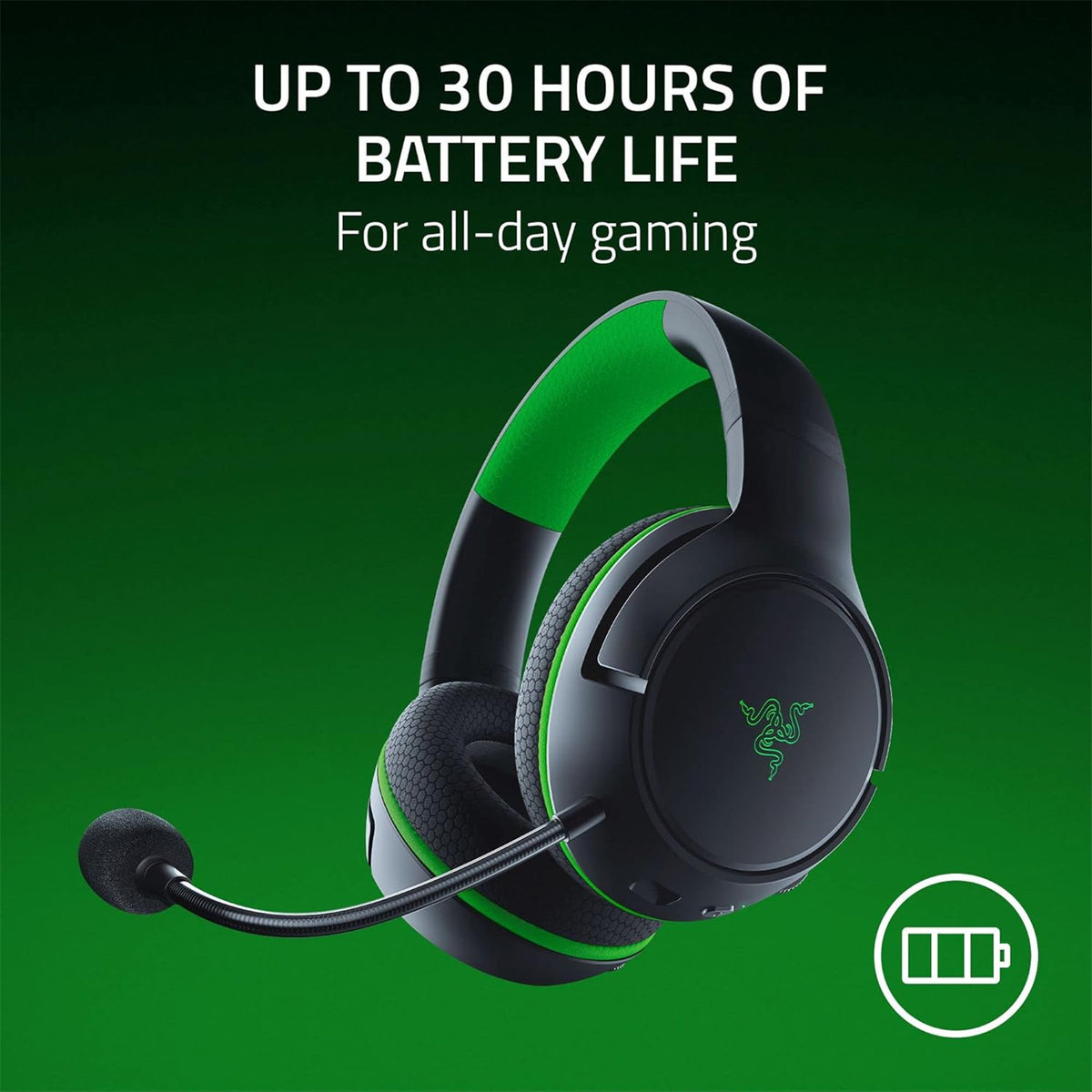 Razer Kaira Hyperspeed Xbox Licensed - Wireless Multi-Platform Gaming Headset Black