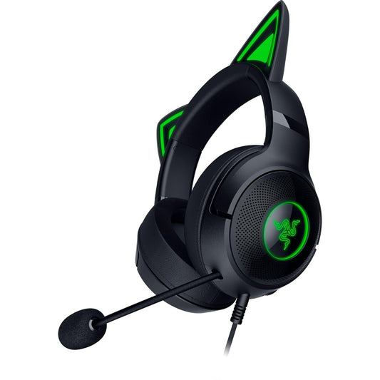 Razer Kraken Kitty V2 - USB Headset With RGB Kitty Ears (Black)